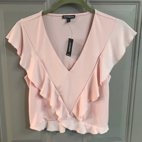 Express Tops - NWT Express Ruffle Top Express Tops - NWT Express Ruffle Top